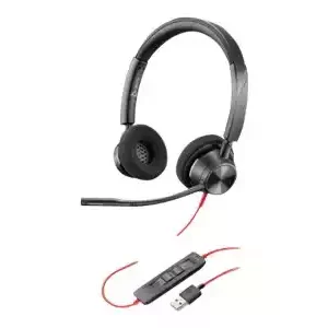 PLANTRONICS BLACKWIRE 3320 MS , STEREO CORDED HEADSET USB-A