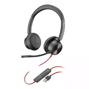 PLANTRONICS BLACKWIRE 8225 UC , STEREO , CORDED HEADSET , ANC , USB-A