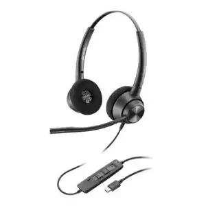 PLANTRONICS ENCOREPRO EP320 STEREO CORDED HEADSET USB-C