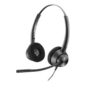 PLANTRONICS ENCOREPRO EP320 OTH CORDED STEREO HEADSET,NOISE CANCELLING QUICK DISCONNECT