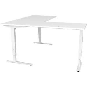 Electric Height Adjustable L-Shaped Desk