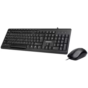 GB Black USB Wired Keyboard Mouse Combo