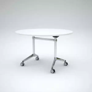 Modulus Flip Table in White- 1200R White Top