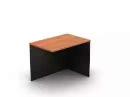 OM RECEPTION COUNTER DESK RETURN 900 X 600 X 750MM CHERRY/CHARCOAL