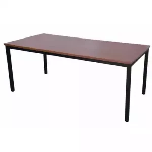 RAPIDLINE STEEL FRAME TABLE 1500 X 750MM CHERRY