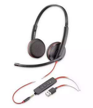 Poly Blackwire 3225 Series Corded USB Headset